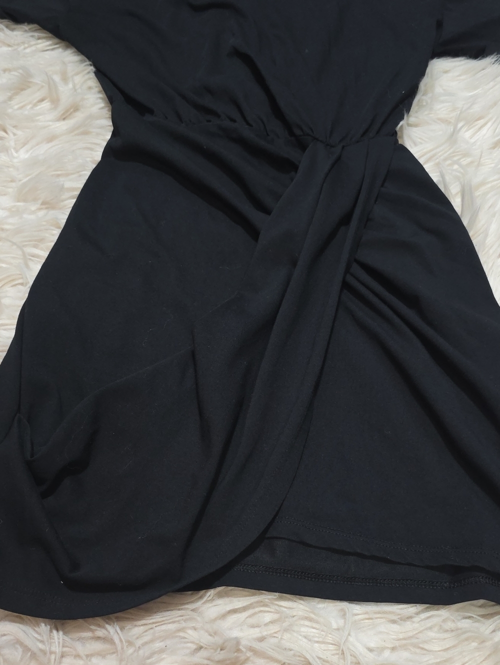 NWOT Express Wrap Mini T Shirt Dress- XS - Picture 5 of 8